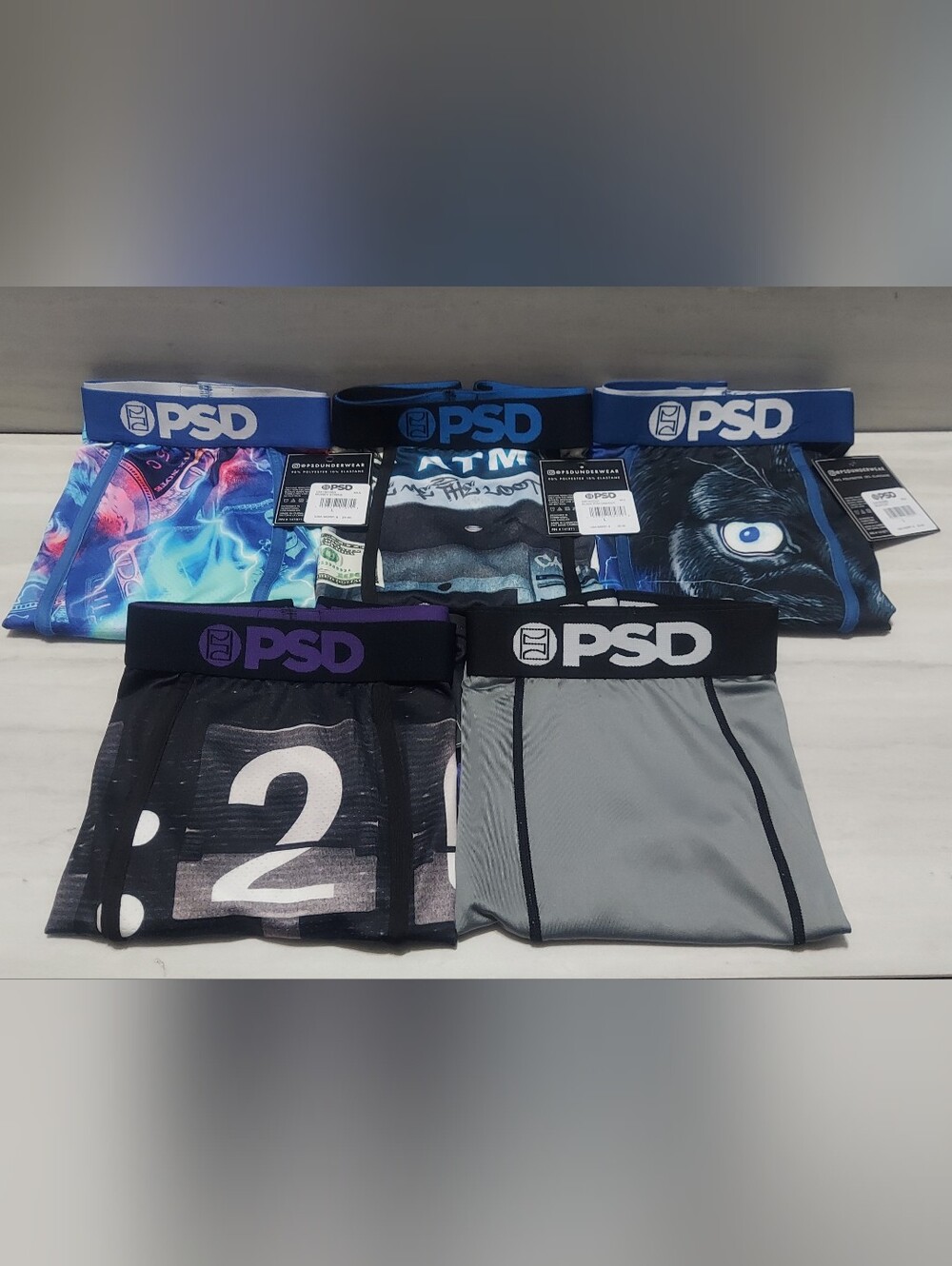 Psd Designer Boxer Brief Bundle Size: Large
